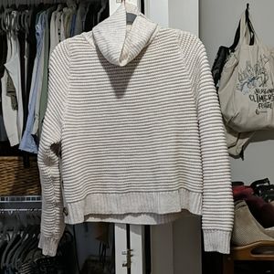 Madewell boxy, thick stitch sweater.